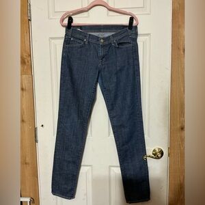 Citizens Of Humanity Dark Blue Straight Leg Jeans